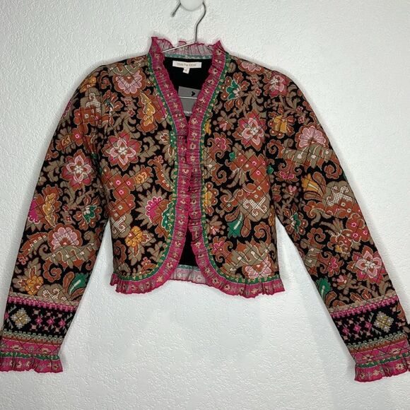 NWT LOVE THE LABEL ADRIENNE JACKET -
CASABLANCA BLACK PRINT Small - Picture 2 of 15